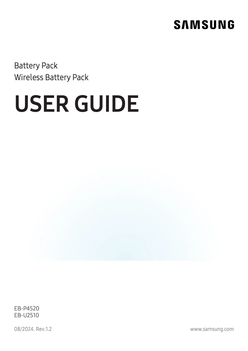 First page image of the manual for EB-P4520