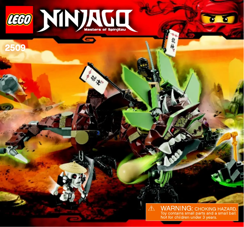 Page 1 of the manual User Manual Lego Ninjago 2509