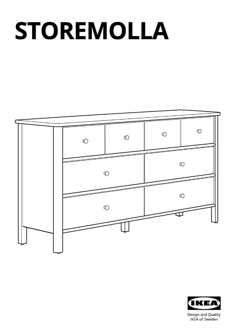 First page image of the manual for STOREMOLLA 805.223.93