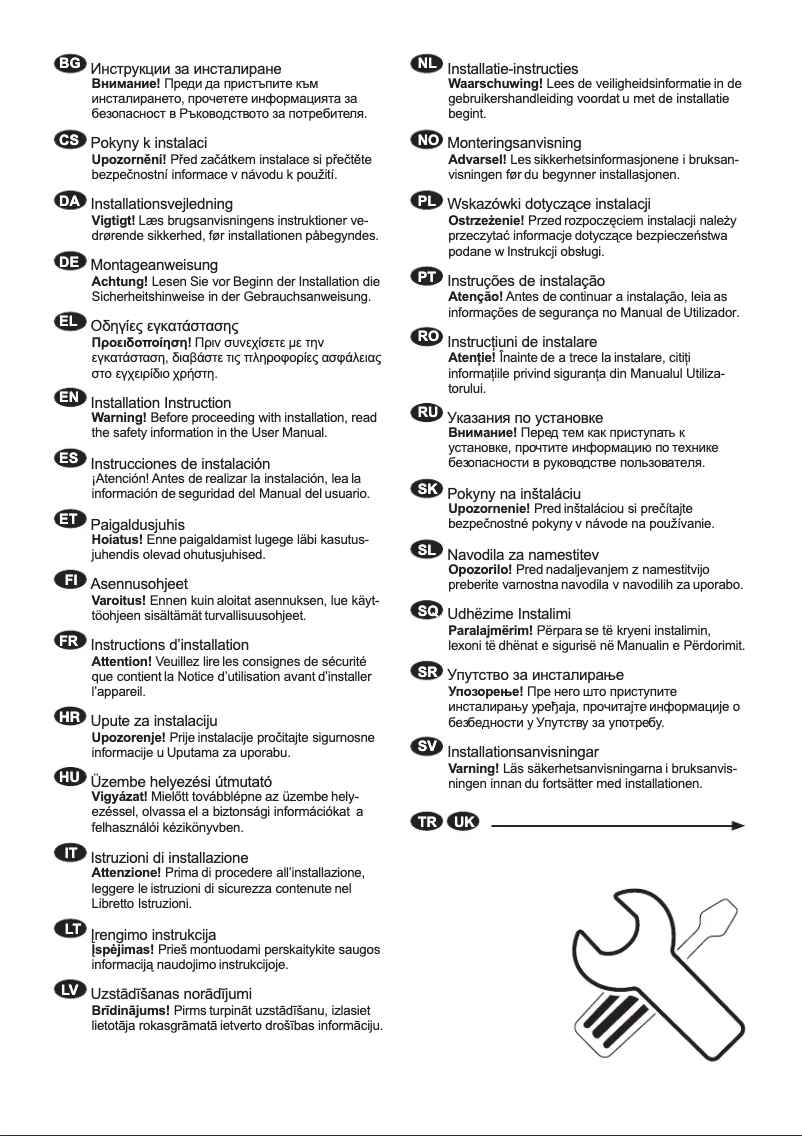 First page image of the manual for S8C1721F