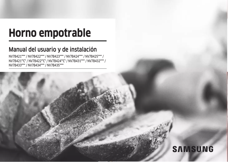 First page image of the manual for NV7B42304CK