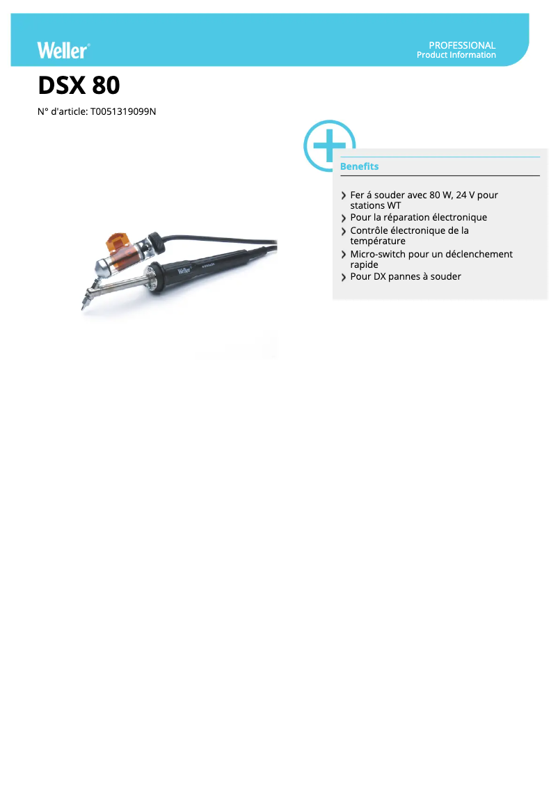 First page image of the manual for DSX 80