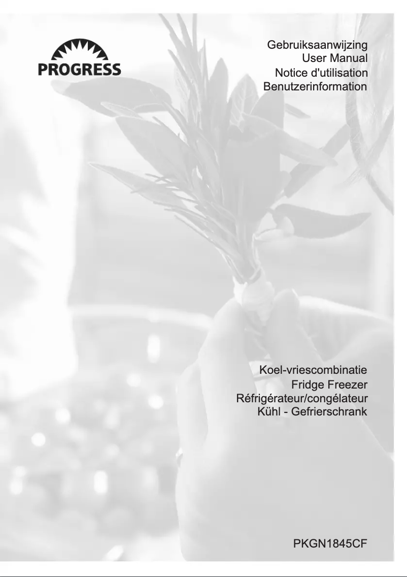 First page image of the manual for PKGN1845CF