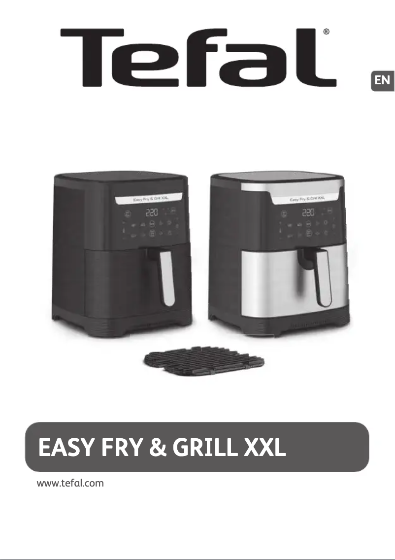 Page 1 of the manual User Manual Tefal Easy Fry & Grill XXL EY8018