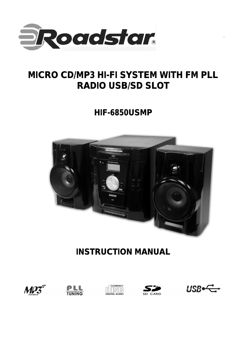 First page image of the manual for HIF-6850USMP
