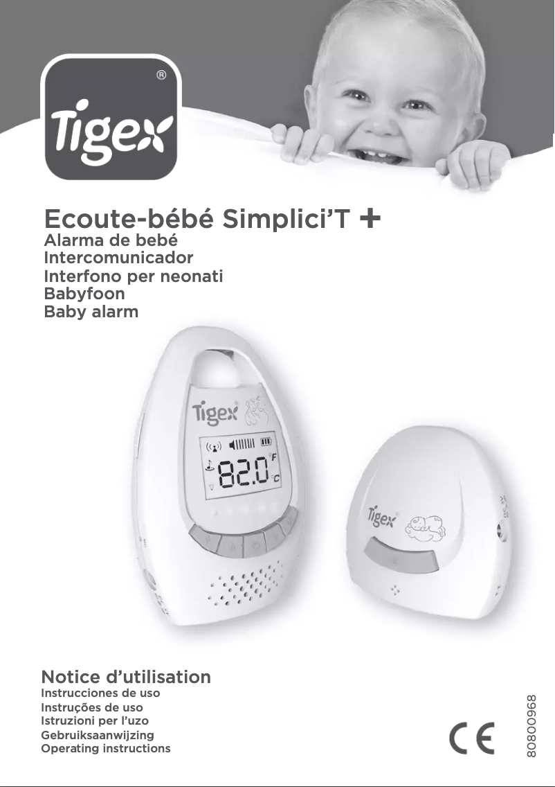 Page 1 de la notice Manuel utilisateur Tigex Simplici’T