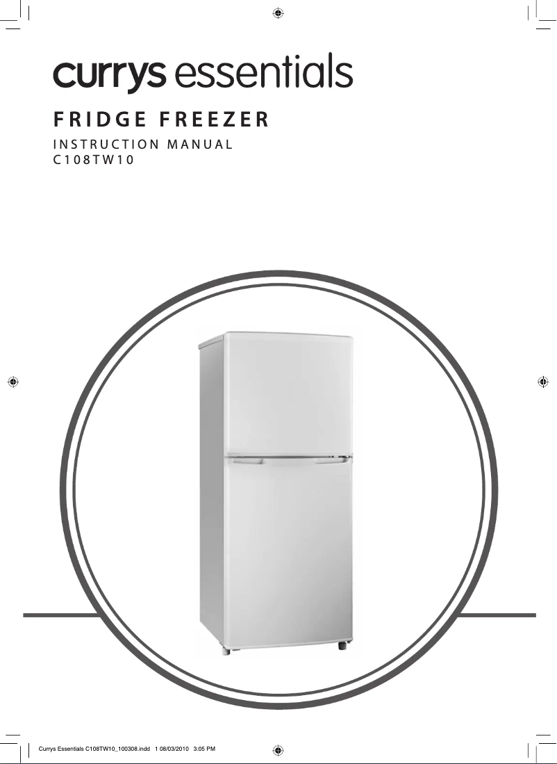 First page image of the manual for C108TW10