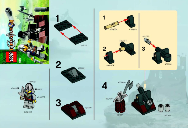 First page image of the manual for Knight & Catapult