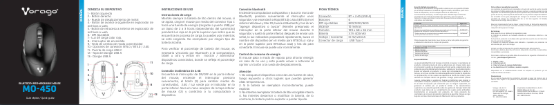 Page 1 of the manual User Manual Vorago MO-450