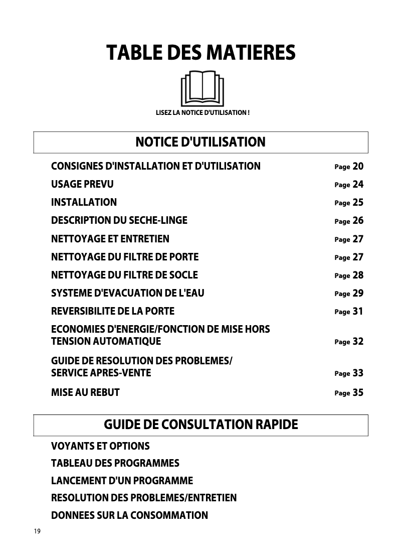 Page 1 of the manual User Manual Whirlpool Pure AC 7521