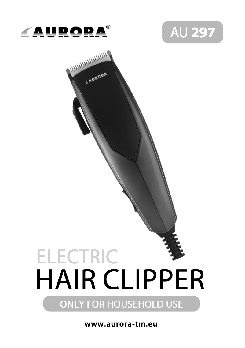 First page image of the manual for AU297