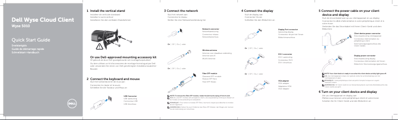 Image de la première page du manuel de l'appareil Wyse 5010