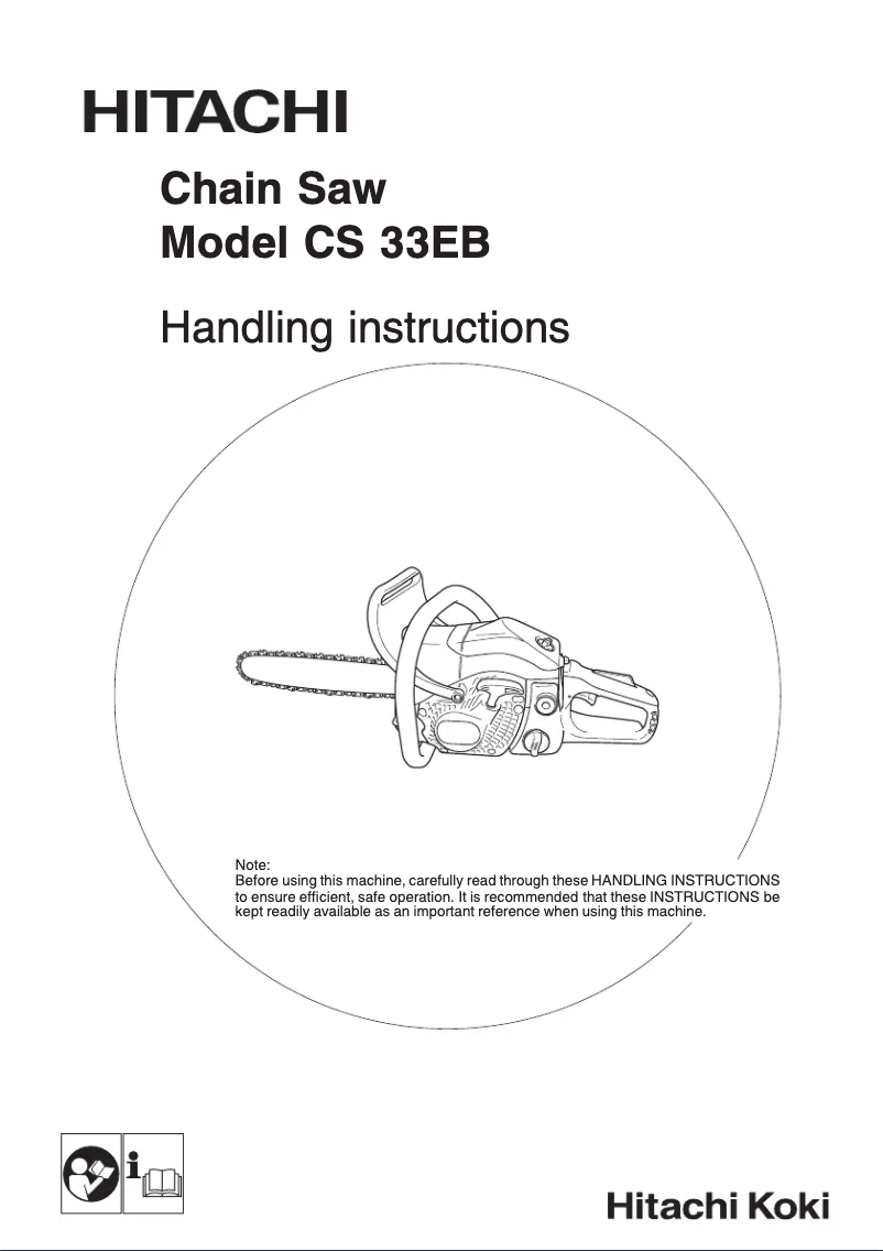 First page image of the manual for CS33EB 30S