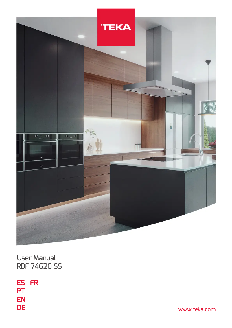 Page 1 of the manual User Manual Teka RBF 74620 SS