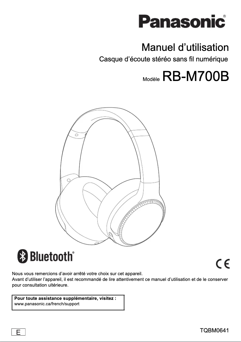 First page image of the manual for RB-M700