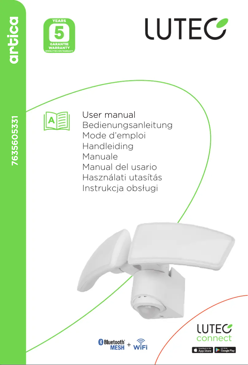 First page image of the manual for Artica