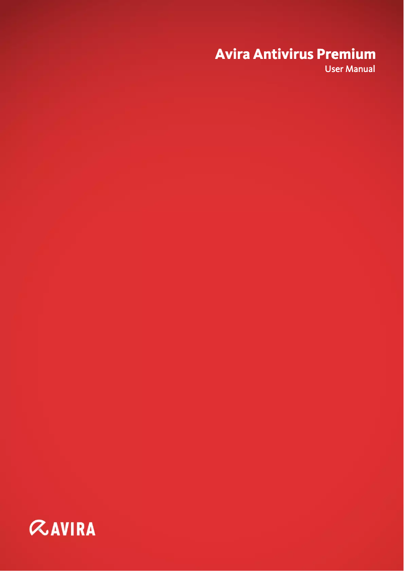 Page 1 de la notice Manuel utilisateur Avira Antivirus Premium