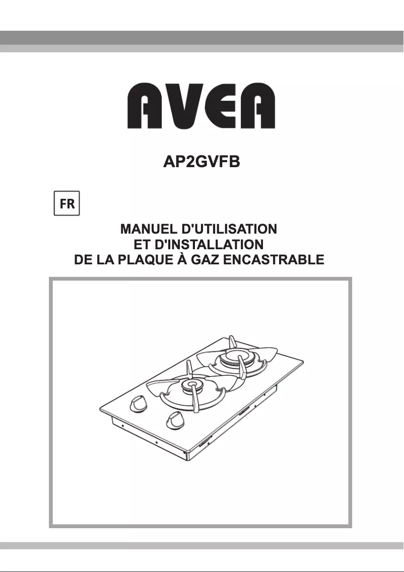 First page image of the manual for AP2GVFB