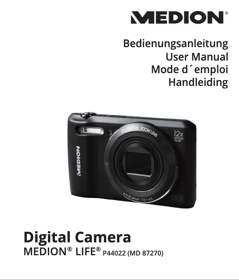 Page 1 de la notice Manuel utilisateur Medion LIFE P44022 (MD 87270)