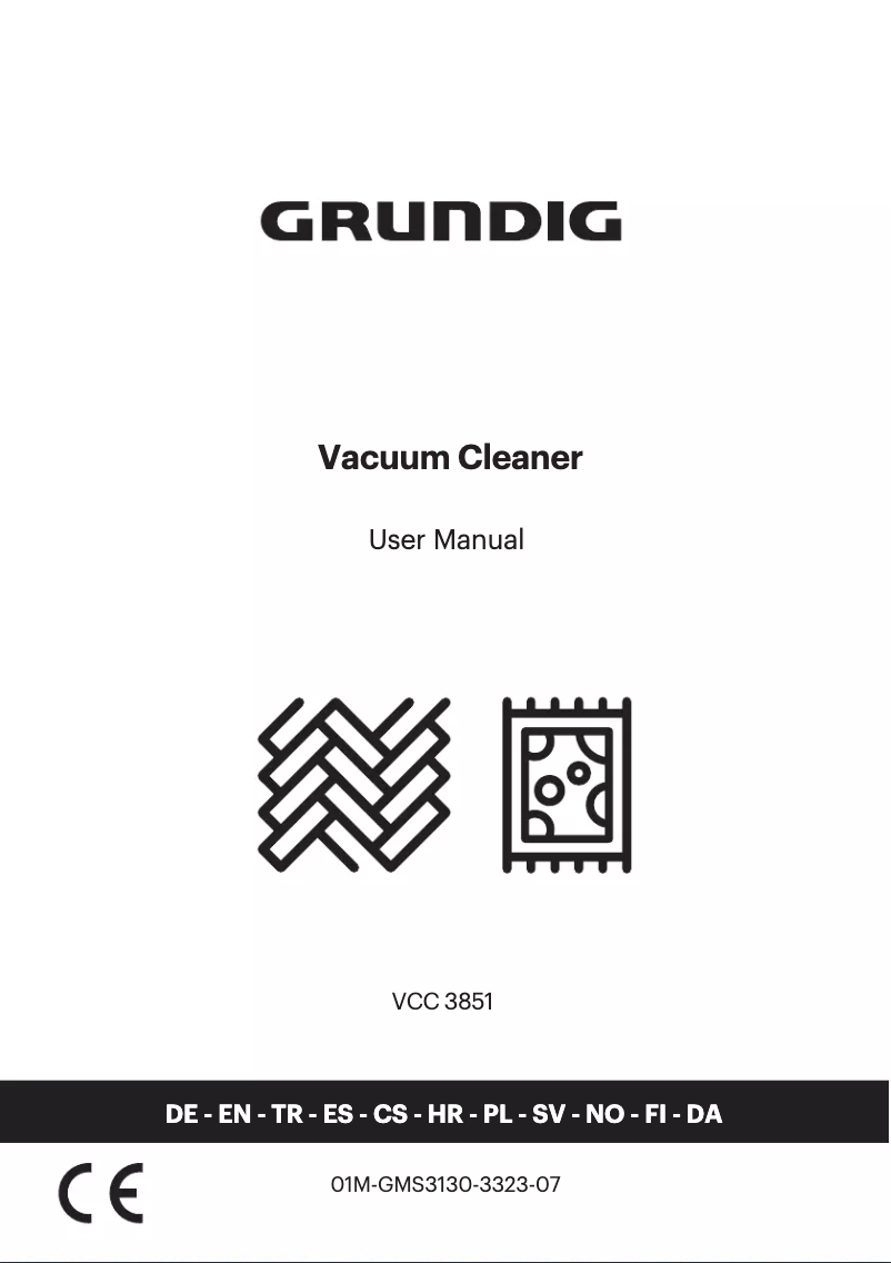 Page 1 of the manual User Manual Grundig VCC 3851