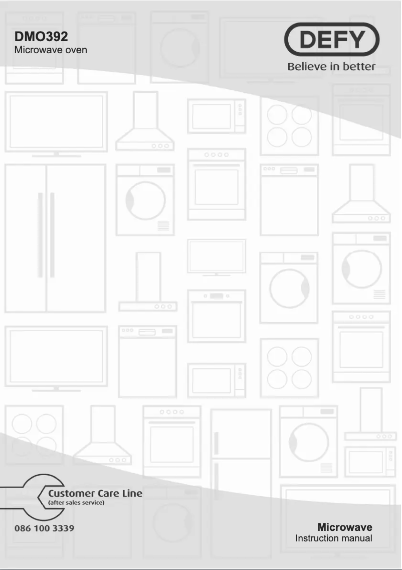 First page image of the manual for DMO392