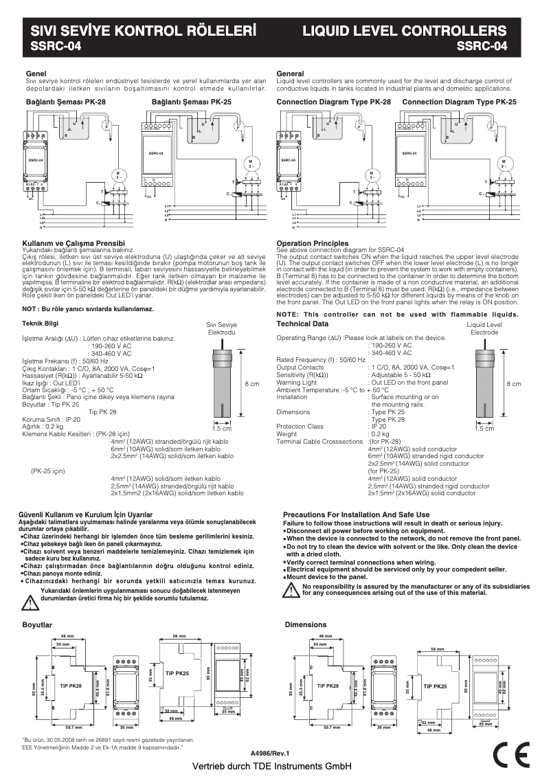 Page 1 of the manual User Manual ENTES SSRC-04