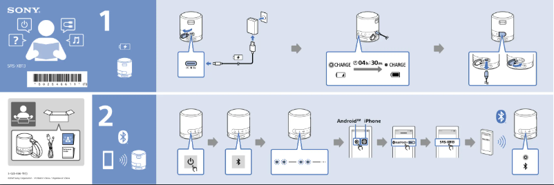 Page 1 of the manual User Manual Sony XS-XB130
