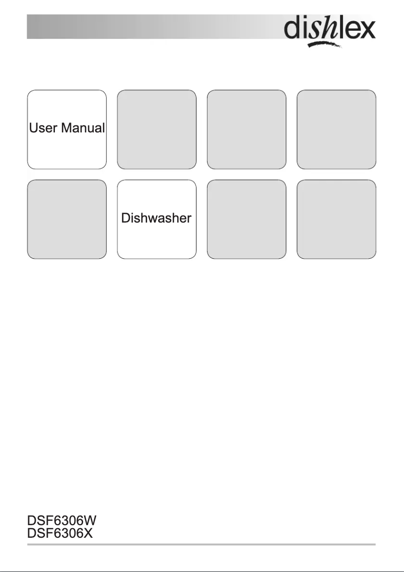 Page 1 of the manual User Manual Dishlex DSF 6306 X