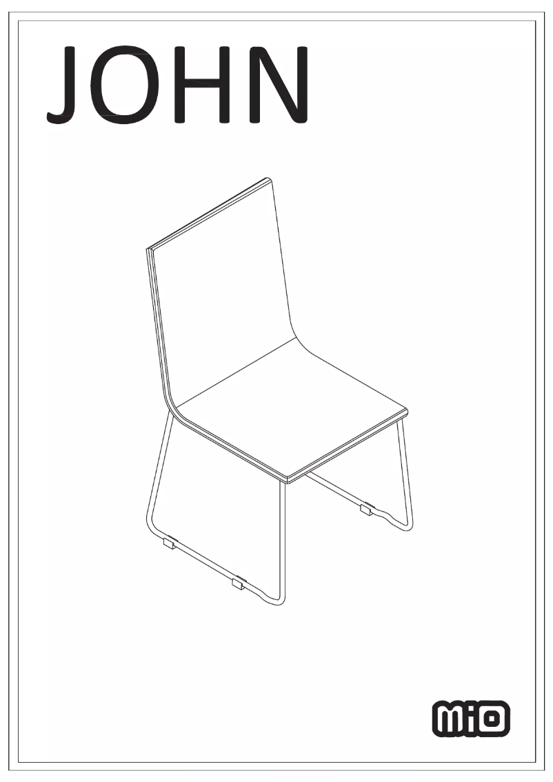 First page image of the manual for John