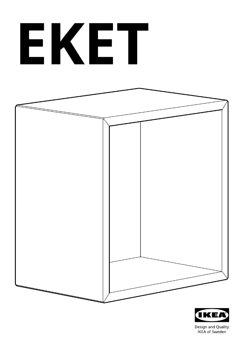 Page 1 of the manual User Manual Ikea EKET 303.321.21