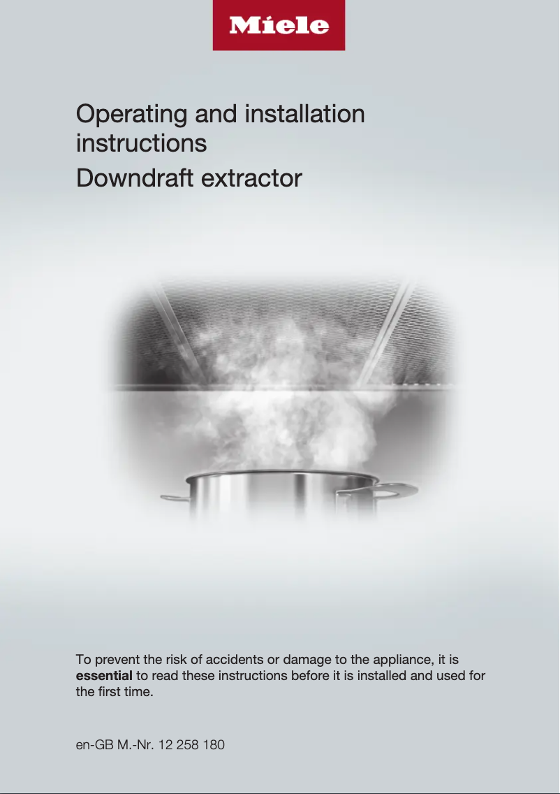 First page image of the manual for DAD 4840