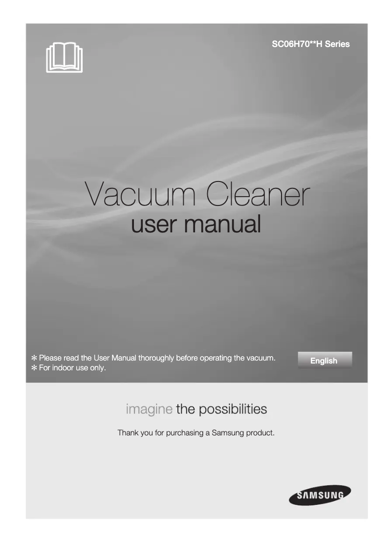 Page 1 of the manual User Manual Samsung SC06H70E1H