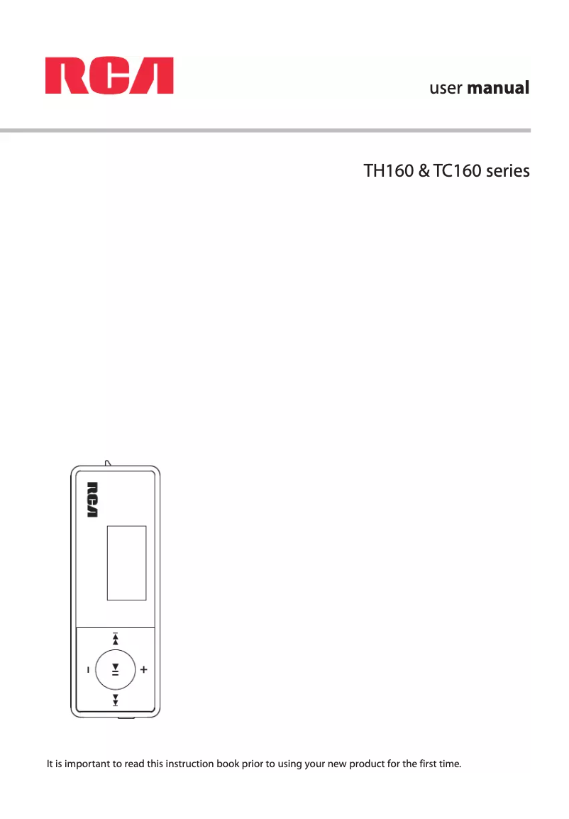 First page image of the manual for TH1602