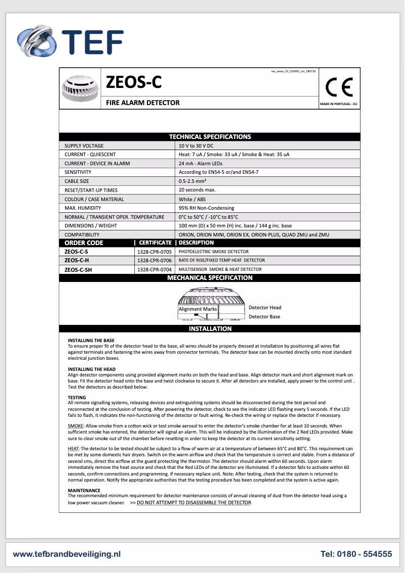 First page image of the manual for ZEOS-C