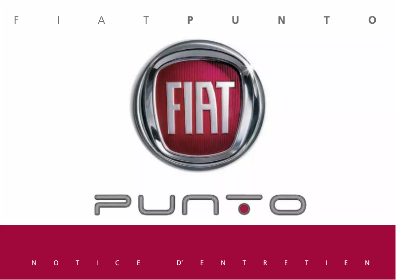 Page 1 of the manual User Manual Fiat Punto (2018)