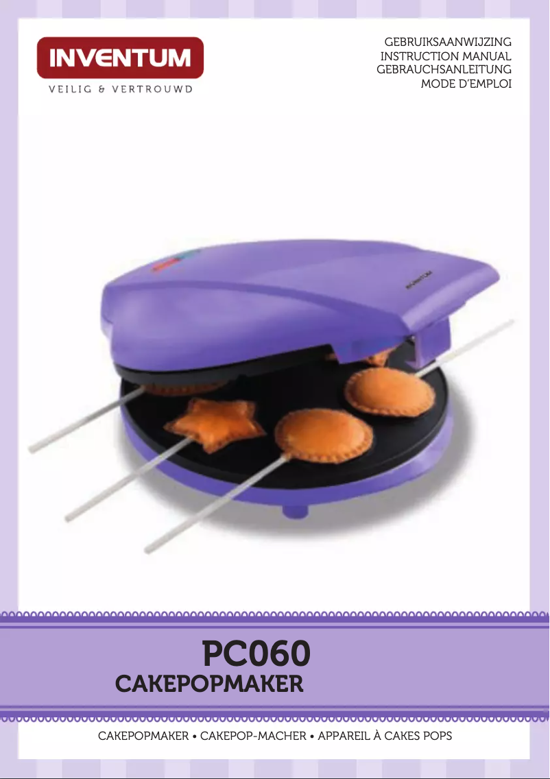 First page image of the manual for PC060