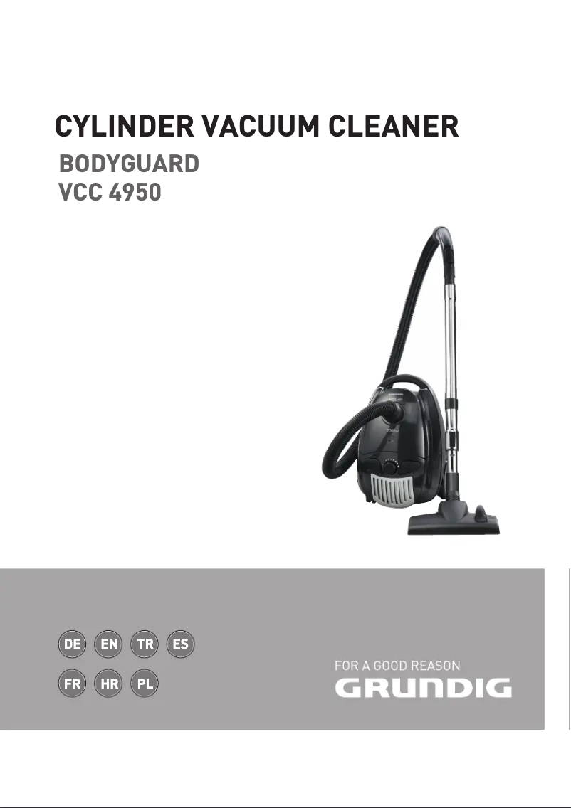 Page 1 of the manual User Manual Grundig VCC 4950 Bodyguard