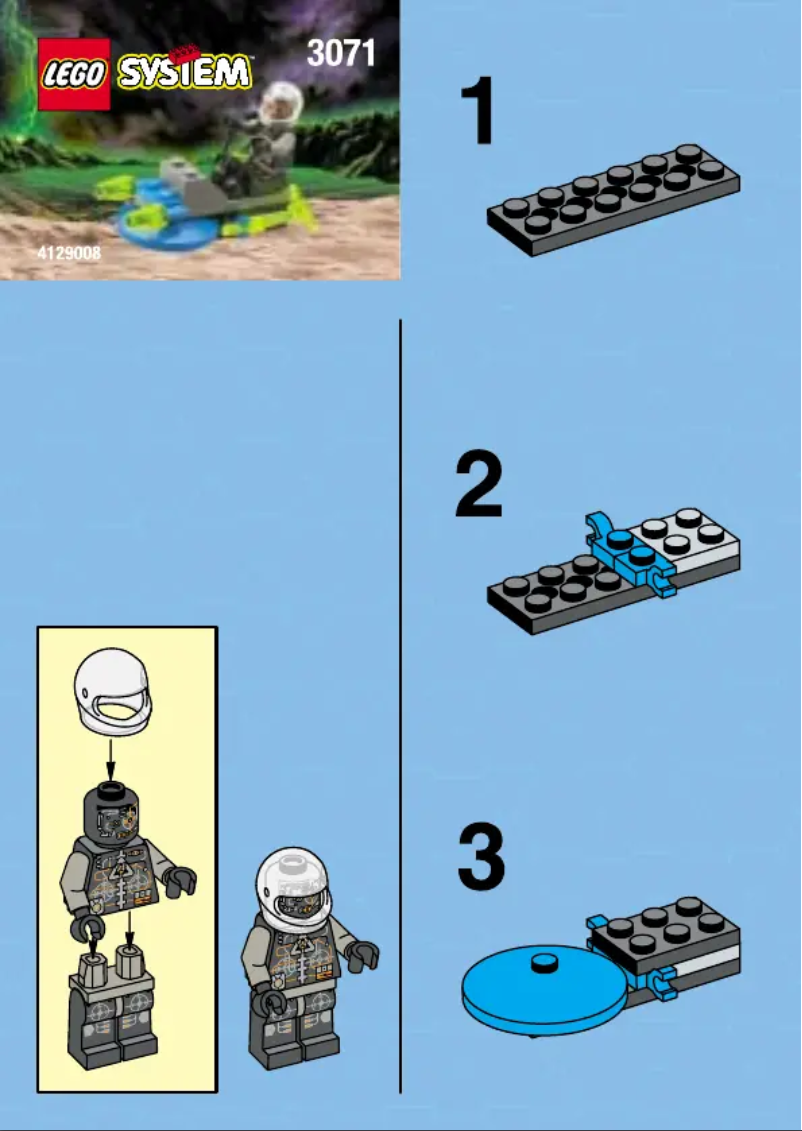 Page 1 of the manual User Manual Lego GIGABOT HOVER