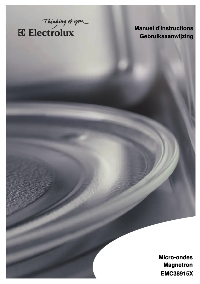 First page image of the manual for EMC38915X