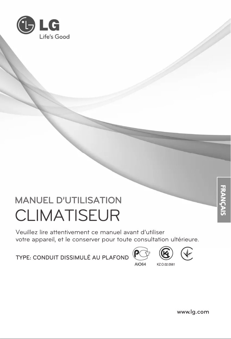 Page 1 of the manual User Manual LG UB18