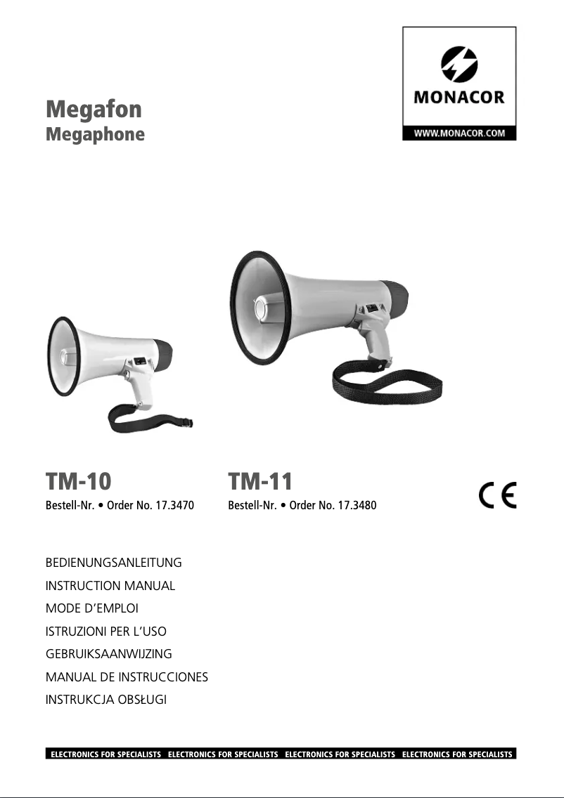 Image de la première page du manuel de l'appareil TM-11
