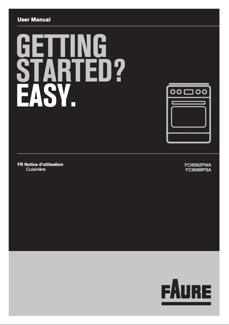 First page image of the manual for FCI6569PSA