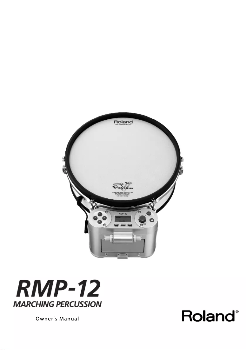 First page image of the manual for RMP-12