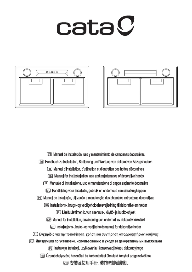 Page 1 of the manual User Manual CATA GT Plus
