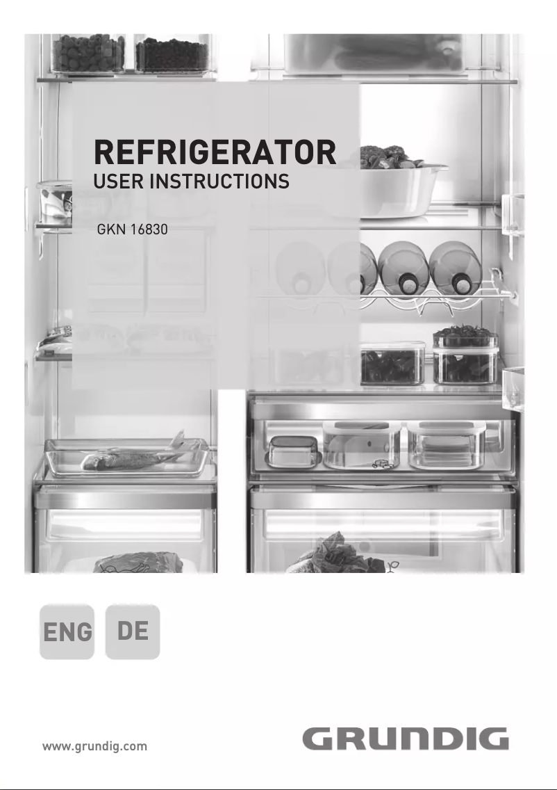 First page image of the manual for GKN 16830
