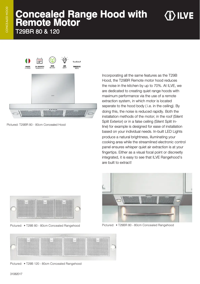 First page image of the manual for T29BR/80