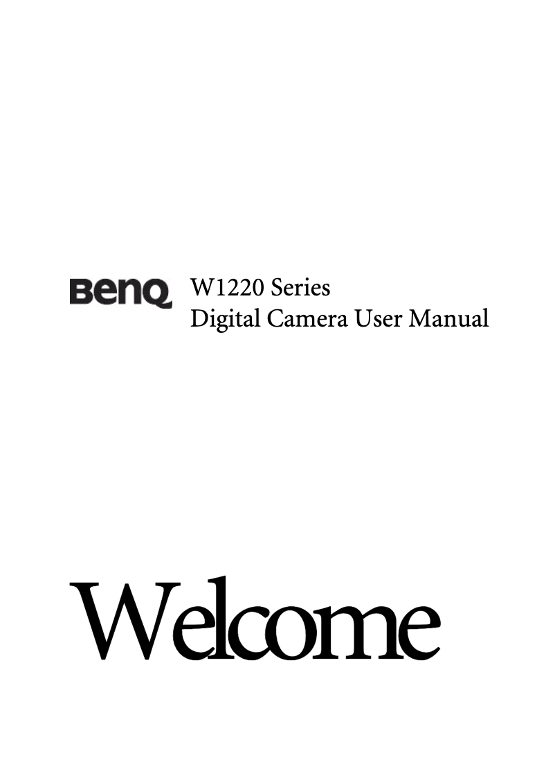 Page 1 de la notice Manuel utilisateur BenQ W1220