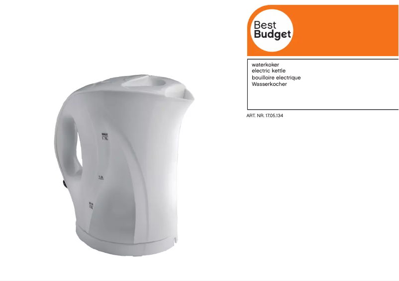 First page image of the manual for 17.05.134