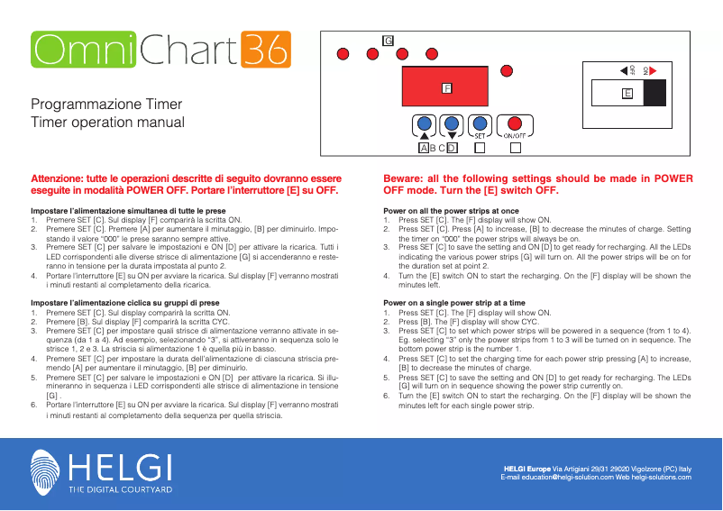 First page image of the manual for HLGOMN36BLWH