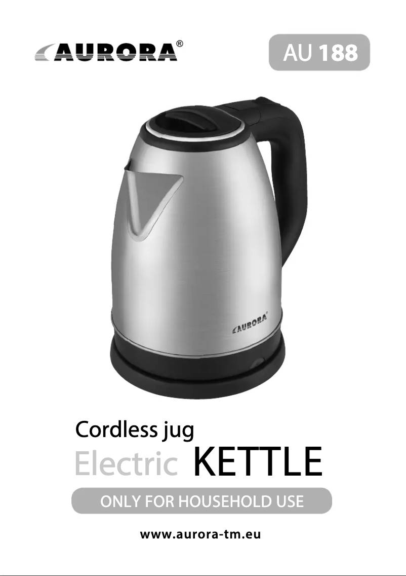 First page image of the manual for AU188